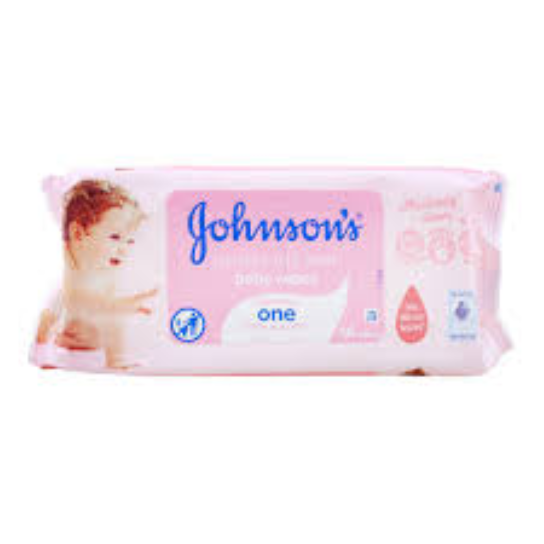JOHNSONS BABY WIPES GENTLE ALL OVER 56'S